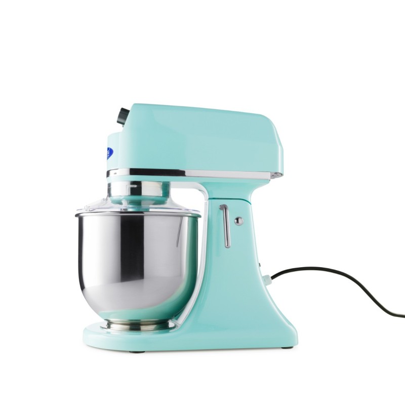 Maxima - Batteur sur socle - 7 L - Jusqu'à 2 kg de pâte - Bleu