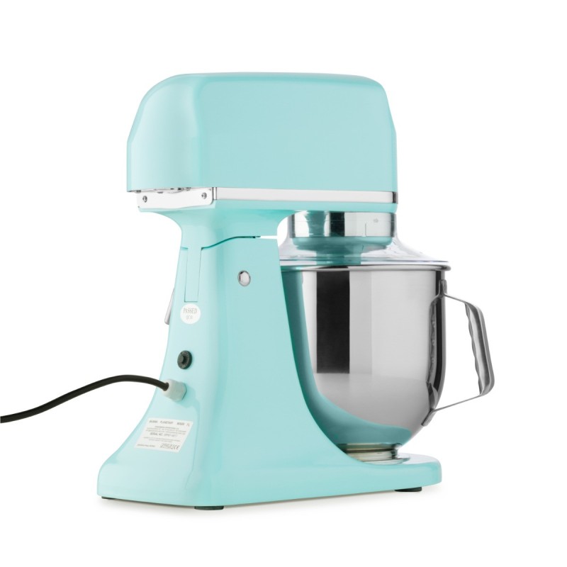 Maxima - Batteur sur socle - 7 L - Jusqu'à 2 kg de pâte - Bleu