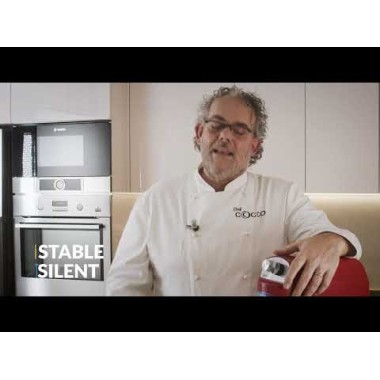 Maxima - Batteur sur socle - 7 L - Jusqu'à 2 kg de pâte - Bleu