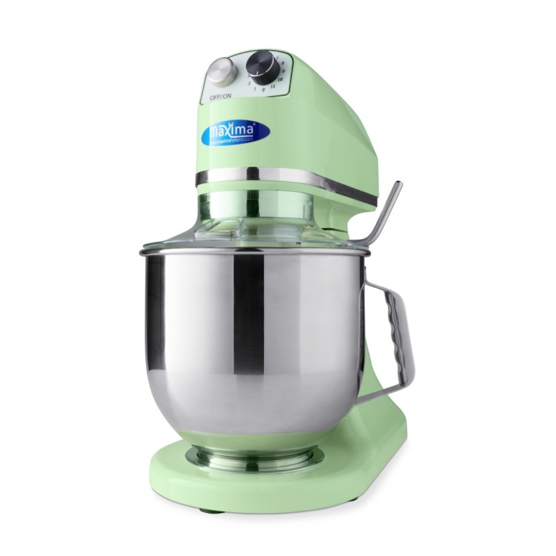 Maxima - Batteur sur socle - 7L - Jusqu'à 2kg de pâte - Vert