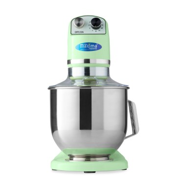 Maxima - Batteur sur socle - 7L - Jusqu'à 2kg de pâte - Vert