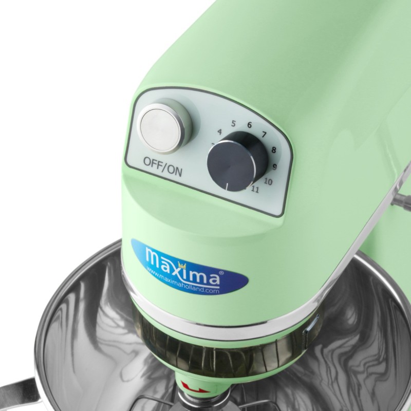 Maxima - Batteur sur socle - 7L - Jusqu'à 2kg de pâte - Vert