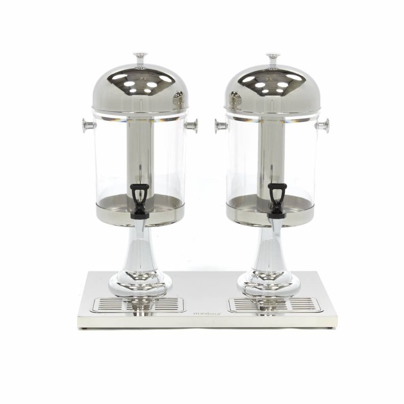 Maxima - Distributeur de boissons - 2 x 8L - Tube de refroidissement central