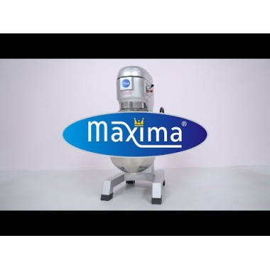 Maxima - Mélangeur Planétaire - 60L - Jusqu'à 30kg de pâte - 3 Vitesses