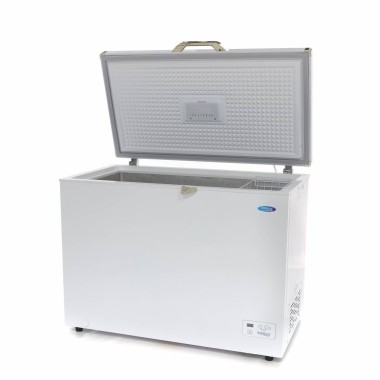 Maxima - Congélateur coffre - 282L - 2 roues - panier suspendu inclus