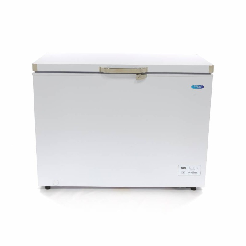 Maxima - Congélateur coffre - 282L - 2 roues - panier suspendu inclus