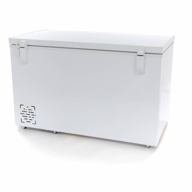 Maxima - Congélateur coffre - 345L - sur roulettes - avec panier suspendu