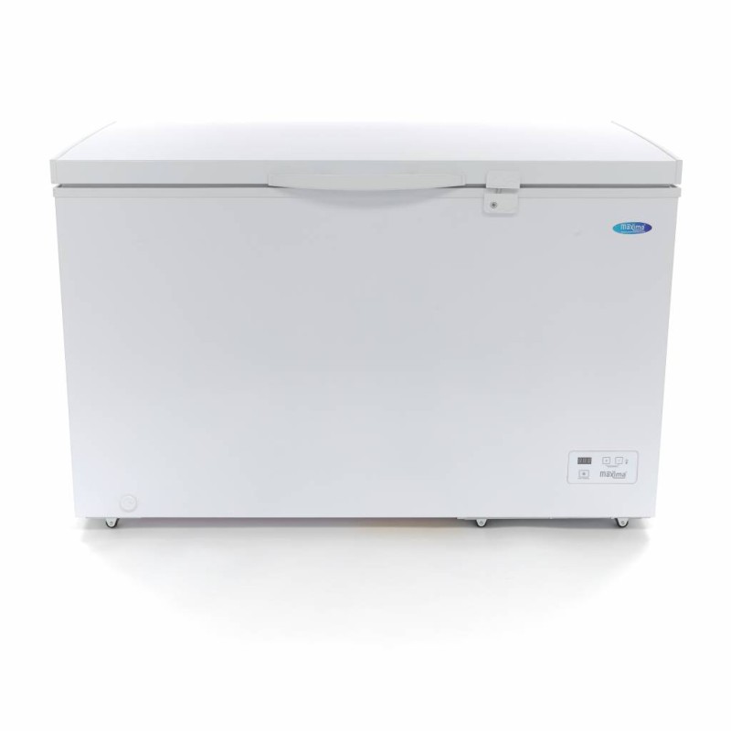 Maxima - Congélateur coffre - 345L - sur roulettes - avec panier suspendu