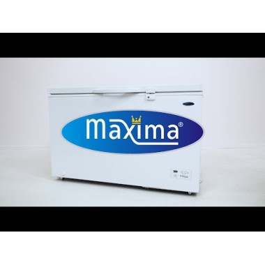 Maxima - Congélateur coffre - 345L - sur roulettes - avec panier suspendu