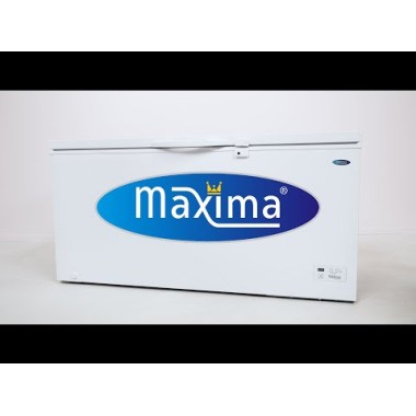 Maxima - Congélateur Coffre - 488L - sur roulettes - avec panier suspendu