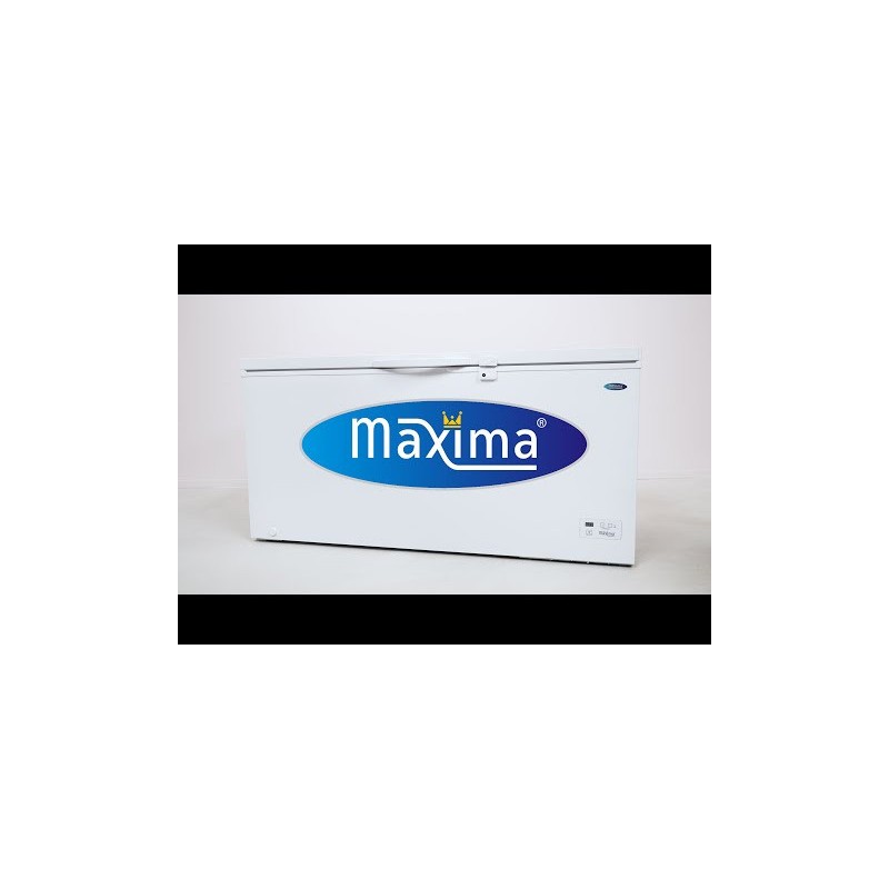 Maxima - Congélateur Coffre - 488L - sur roulettes - avec panier suspendu