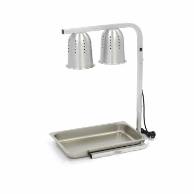 Maxima - Lampe chauffante - 2 lampes - inclut 2 lampes et 1 conteneur GN 1/1