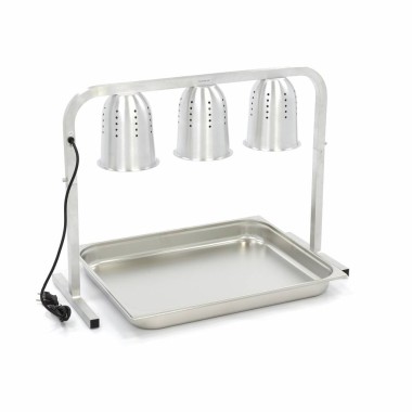 Maxima - Lampe de chauffage - 3 lampes - inclut 3 lampes et 1 conteneur GN 1/2 x 1