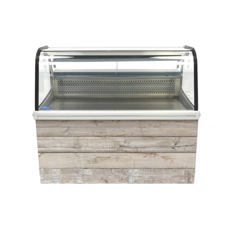 Maxima - Réfrigérateur vitré - 255L - 125cm - avec support
