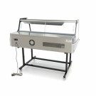 Maxima - Réfrigérateur vitré - 255L - 125cm - avec support