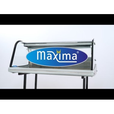 Maxima - Réfrigérateur vitré - 255L - 125cm - avec support