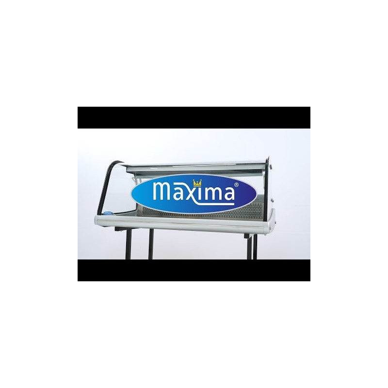 Maxima - Réfrigérateur vitré - 255L - 125cm - avec support