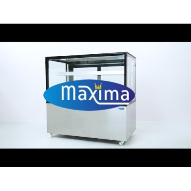Maxima - Réfrigérateur vitré - 400L - 122cm