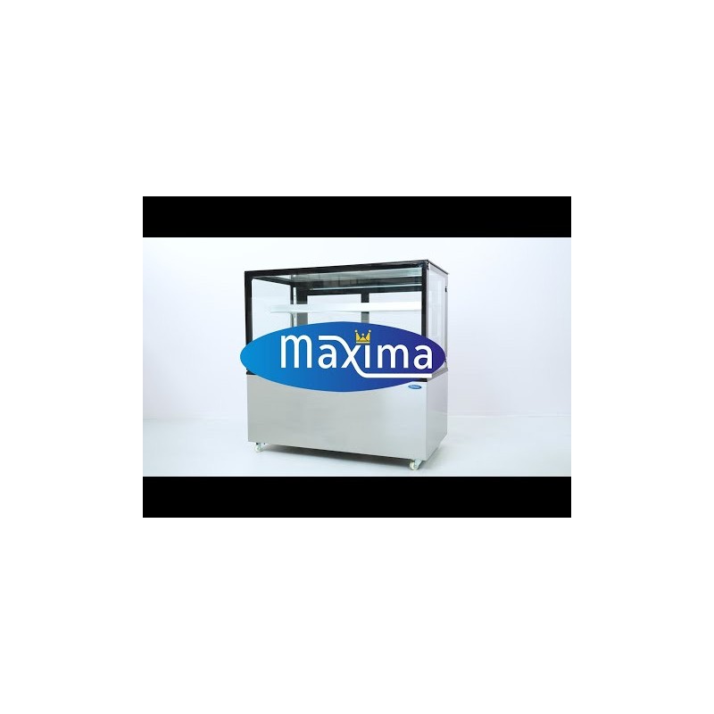 Maxima - Réfrigérateur vitré - 400L - 122cm