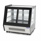 Maxima - Réfrigérateur vitré - 125L - 71cm - Portes coulissantes avant et arrière