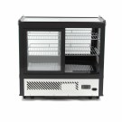 Maxima - Réfrigérateur vitré - 125L - 71cm - Portes coulissantes avant et arrière