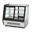 Maxima - Réfrigérateur vitré - 125L - 71cm - Portes coulissantes avant et arrière