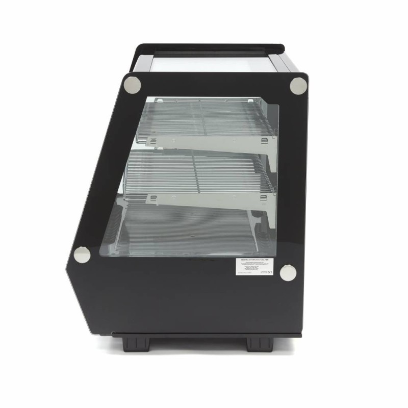 Maxima - Réfrigérateur vitré - 125L - 71cm - Portes coulissantes avant et arrière