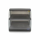Maxima - Vitrine chauffante pour aliments - 63cm - 2 étagères - Fermée