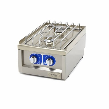 Maxima - Cuisinière professionnelle - 2 brûleurs - Unité individuelle