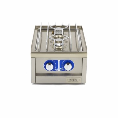 Maxima - Cuisinière professionnelle - 2 brûleurs - Unité individuelle