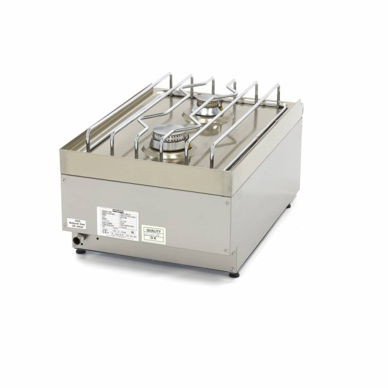 Maxima - Cuisinière professionnelle - 2 brûleurs - Unité individuelle