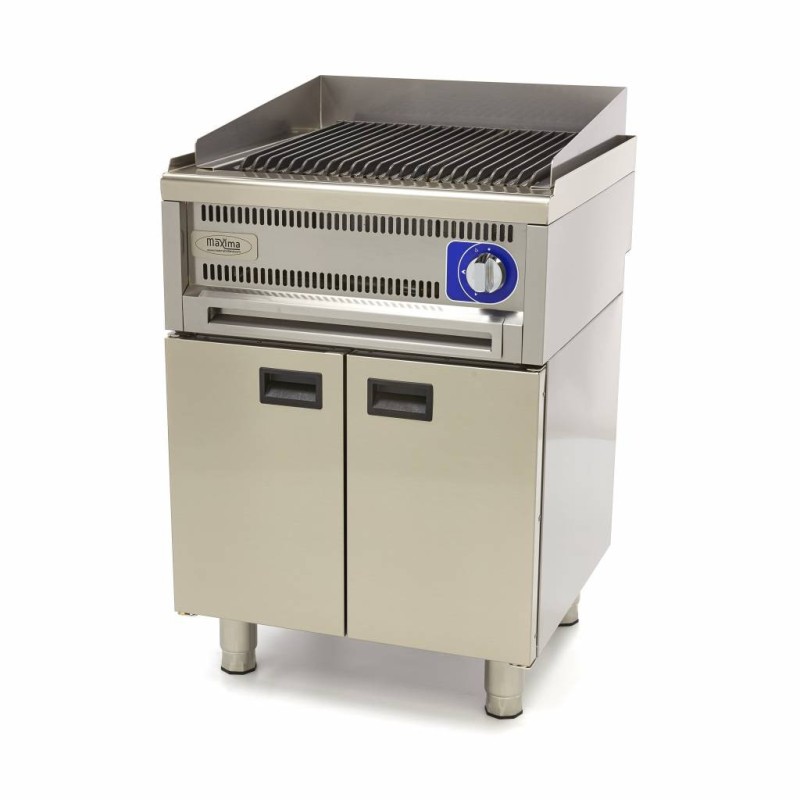 Maxima - Grill professionnel - Double unité - 60 cm de profondeur - Gaz