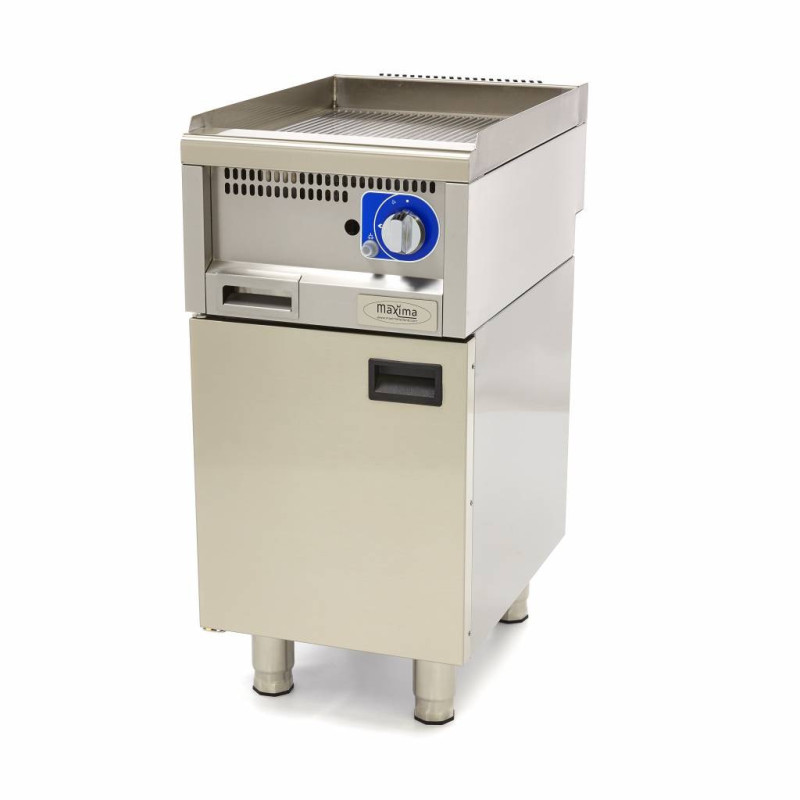 Maxima - Plaque de cuisson professionnelle - Rainurée - Unité individuelle