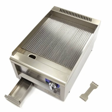 Maxima - Plaque de cuisson professionnelle - Rainurée - Unité individuelle