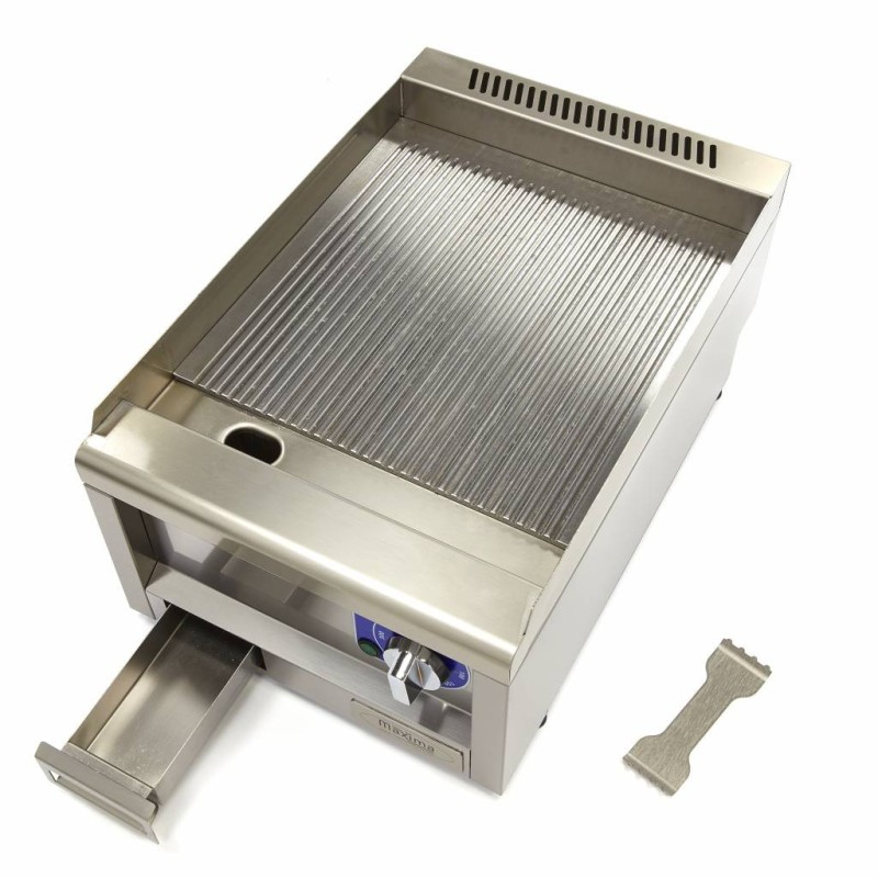 Maxima - Plaque de cuisson professionnelle - Rainurée - Unité individuelle
