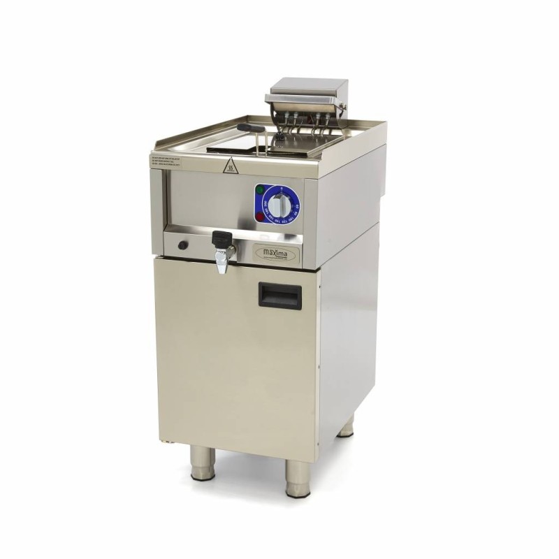 Maxima - Friteuse - 10L - 1 panier - avec robinet de vidange - 400V