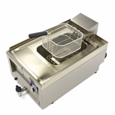Maxima - Friteuse - 10L - 1 panier - avec robinet de vidange - 400V