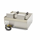 Maxima - Friteuse - 2 x 10L - 2 paniers - avec robinet de vidange - 400V