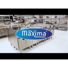 Maxima - Friteuse - 2 x 10L - 2 paniers - avec robinet de vidange - 400V