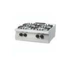 Maxima - Cuisinière robuste - 4 brûleurs - Double unité - Gaz