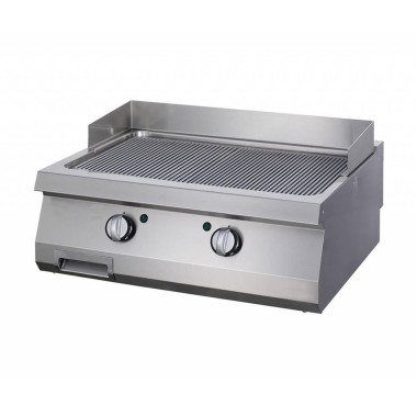 Maxima - Plaque de cuisson robuste - Rainurée - Double unité - Électrique