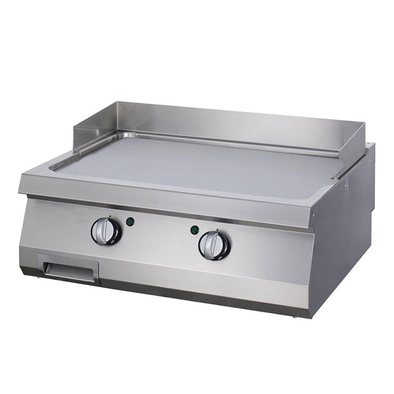 Maxima - Plaque de cuisson robuste - Chrome lisse - Double unité - Électrique