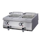 Maxima - Friteuse Professionnelle Robuste - 2 x 12L - Double Unité - Électrique