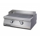 Maxima - Plaque de cuisson robuste - Rainurée en chrome - Double unité - Gaz
