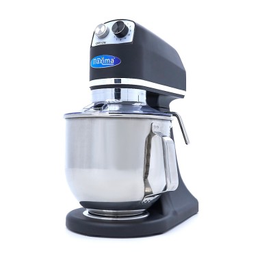 Maxima - Batteur sur socle - 7L - Jusqu'à 2kg de pâte - Noir mat