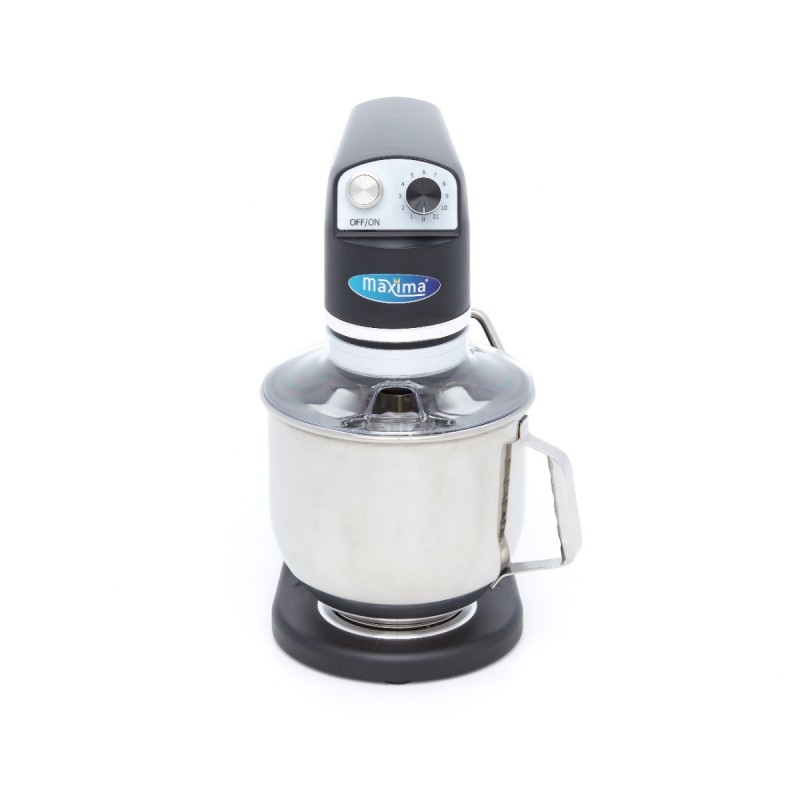 Maxima - Batteur sur socle - 7L - Jusqu'à 2kg de pâte - Noir mat