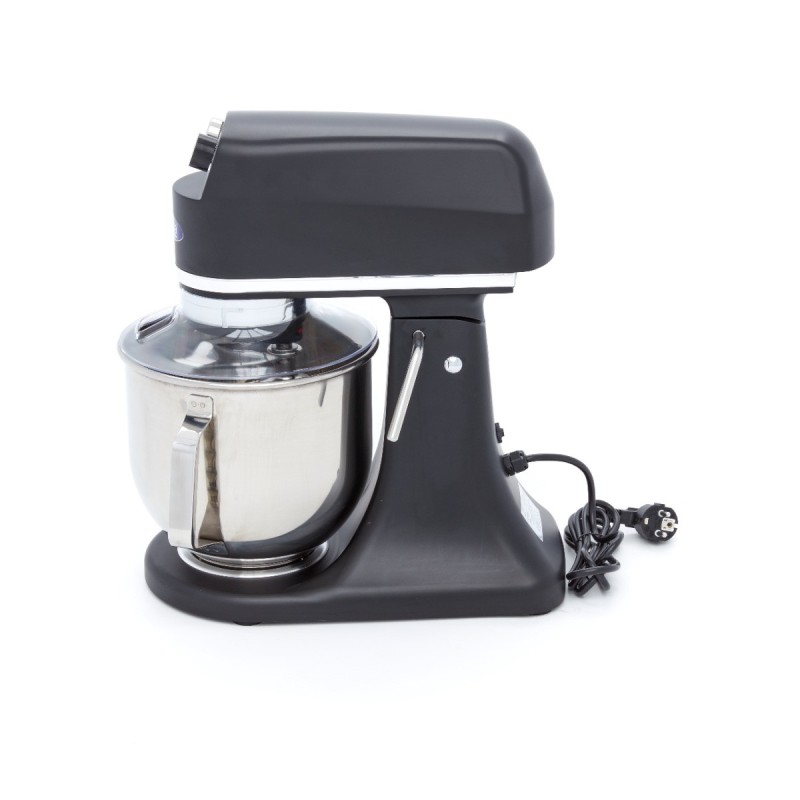 Maxima - Batteur sur socle - 7L - Jusqu'à 2kg de pâte - Noir mat