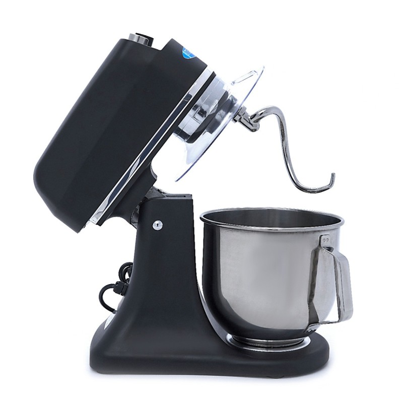 Maxima - Batteur sur socle - 7L - Jusqu'à 2kg de pâte - Noir mat
