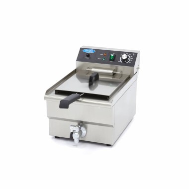 Maxima - Friteuse - 16L - 1 panier - avec robinet de vidange