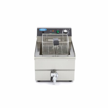 Maxima - Friteuse - 16L - 1 panier - avec robinet de vidange